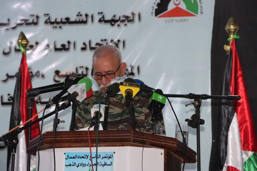 الرئيس الصحراوي يؤكد من جديد: ” من غير الممكن على الإطلاق انتظار السلام والاستقرار في المنطقة, ما لم يتم تطبيق الشرعية الدولية” الرئيس الصحراوي يؤكد من جديد: ” من غير الممكن على الإطلاق انتظار السلام والاستقرار في المنطقة, ما لم يتم تطبيق الشرعية الدولية”