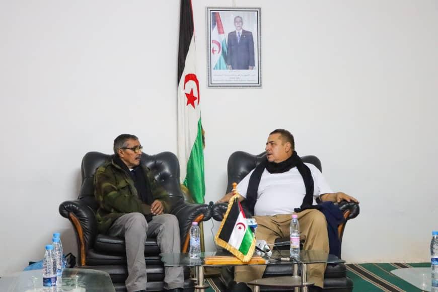 مسؤول أمانة التنظيم السياسي لجبهة البوليساريو يستقبل الوفود الأجنبية المشاركة في المؤتمر التاسع للعمال مسؤول أمانة التنظيم السياسي لجبهة البوليساريو يستقبل الوفود الأجنبية المشاركة في المؤتمر التاسع للعمال