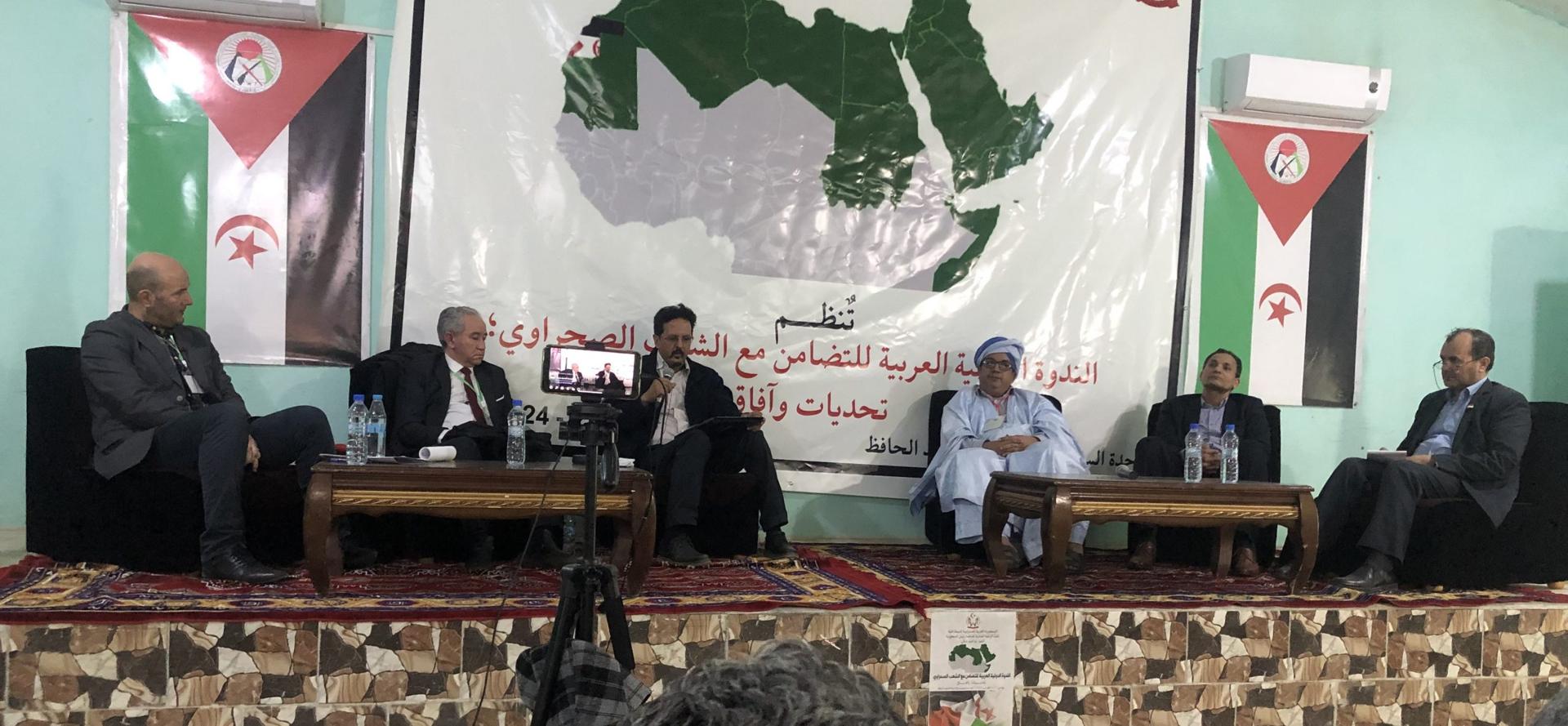 الوفد الموريتاني المشارك في الندوة الدولية العربية للتضامن مع الشعب الصحراوي يعد بتعزيز وترسيخ آواصر الأخوة والصداقة بين الشعبين الشقيقين الوفد الموريتاني المشارك في الندوة الدولية العربية للتضامن مع الشعب الصحراوي يعد بتعزيز وترسيخ آواصر الأخوة والصداقة بين الشعبين الشقيقين