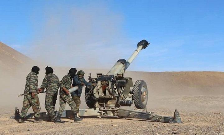 وحدات الجيش الصحراوي تقصف مقر قيادة الفيلق 65 التابع لجيش الاحتلال المغربي ومناطق متفرقة بقطاعي المحبس وحوزة وحدات الجيش الصحراوي تقصف مقر قيادة الفيلق 65 التابع لجيش الاحتلال المغربي ومناطق متفرقة بقطاعي المحبس وحوزة
