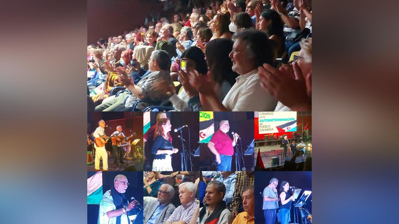 فعاليات المجتمع المدني الكناري تنظم حفلا ضخما نصرة للشعب الصحراوي وقضيته العادلة فعاليات المجتمع المدني الكناري تنظم حفلا ضخما نصرة للشعب الصحراوي وقضيته العادلة