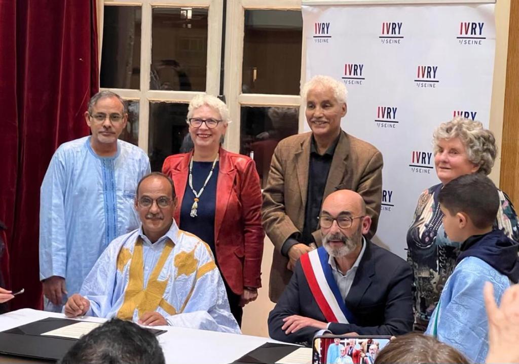 فرنسا : إبرام اتفاقية توأمة بين بلدية إيڤرى سور سين الفرنسية ودائرة ميجك بولاية أوسرد