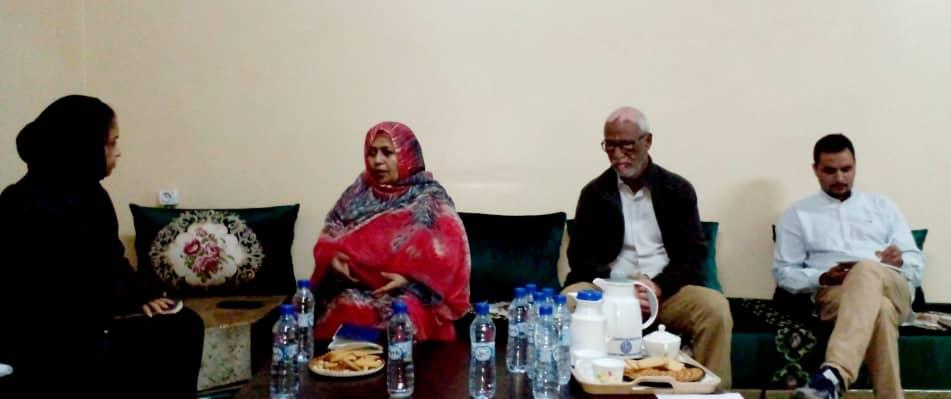 وزيرة الصحة الصحراوية تستقبل مسؤولين من منظمة اليونسيف وزيرة الصحة الصحراوية تستقبل مسؤولين من منظمة اليونسيف