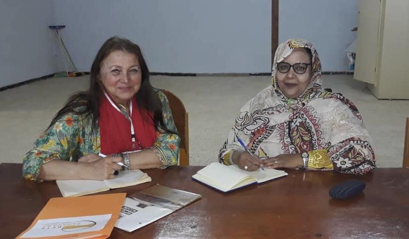 الأمينة العامة للاتحاد الوطني للمرأة الصحراوية تستقبل رئيسة الشبكة الإيطالية للتضامن مع الشعب الصحراوي الأمينة العامة للاتحاد الوطني للمرأة الصحراوية تستقبل رئيسة الشبكة الإيطالية للتضامن مع الشعب الصحراوي