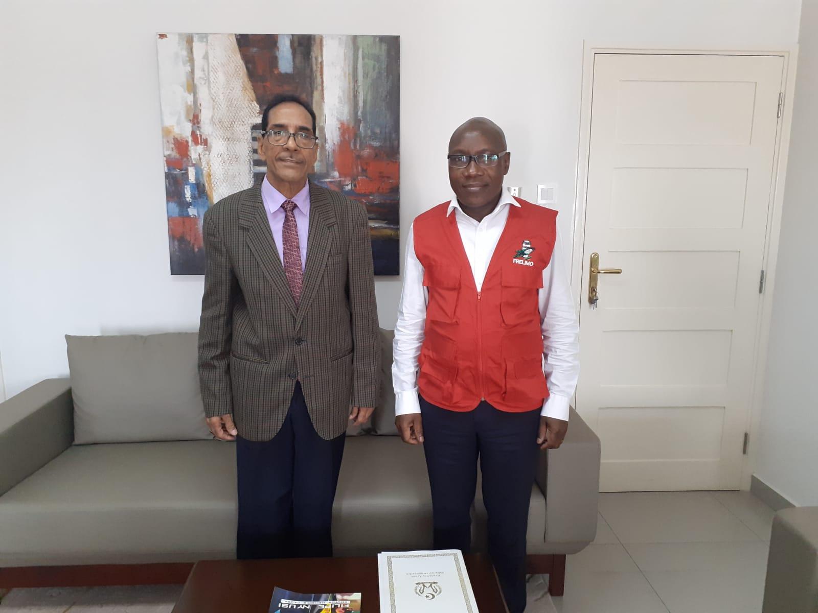 السفير الصحراوي بالموزمبيق يلتقي مسؤول العلاقات الخارجية للحزب الحاكم السفير الصحراوي بالموزمبيق يلتقي مسؤول العلاقات الخارجية للحزب الحاكم