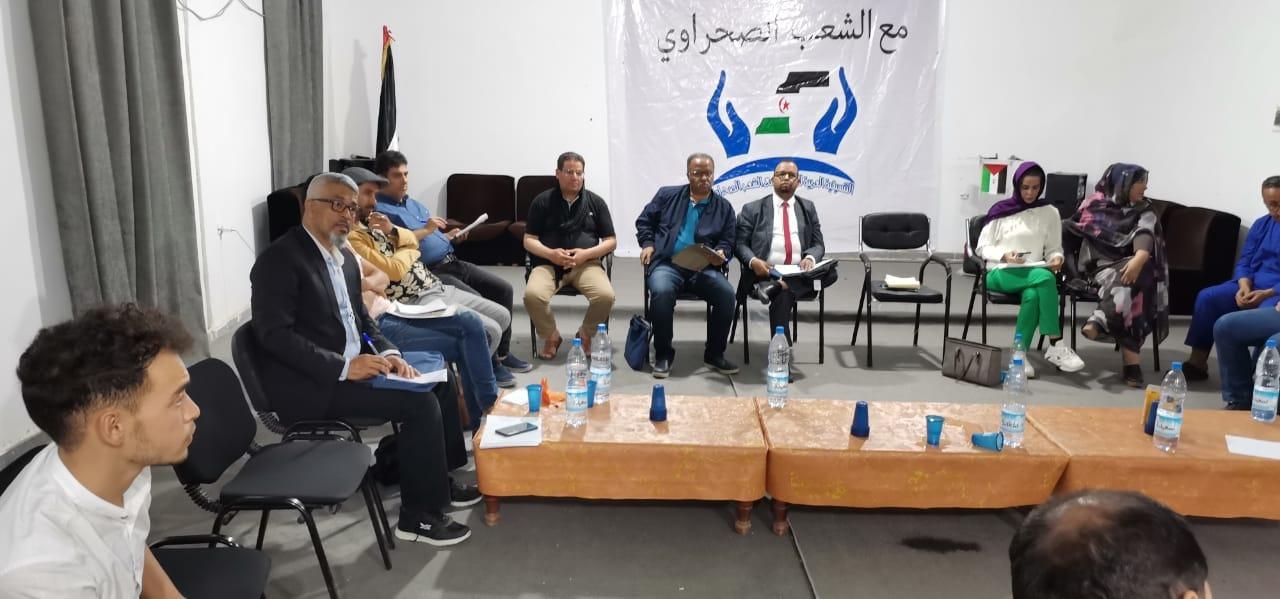 التنسيقية العربية للتضامن مع الشعب الصحراوي تجري اجتماعها الحضوري الأول بعد لقاءات افتراضية سابقة التنسيقية العربية للتضامن مع الشعب الصحراوي تجري اجتماعها الحضوري الأول بعد لقاءات افتراضية سابقة
