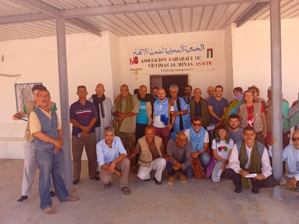 تدشين مرافق جديدة بمقر الجمعية الصحراوية لضحايا الألغام تدشين مرافق جديدة بمقر الجمعية الصحراوية لضحايا الألغام