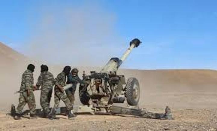 وحدات جيش التحرير الشعبي الصحراوي تستهدف تخندقات جنود الاحتلال بقطاع الفرسية وحدات جيش التحرير الشعبي الصحراوي تستهدف تخندقات جنود الاحتلال بقطاع الفرسية