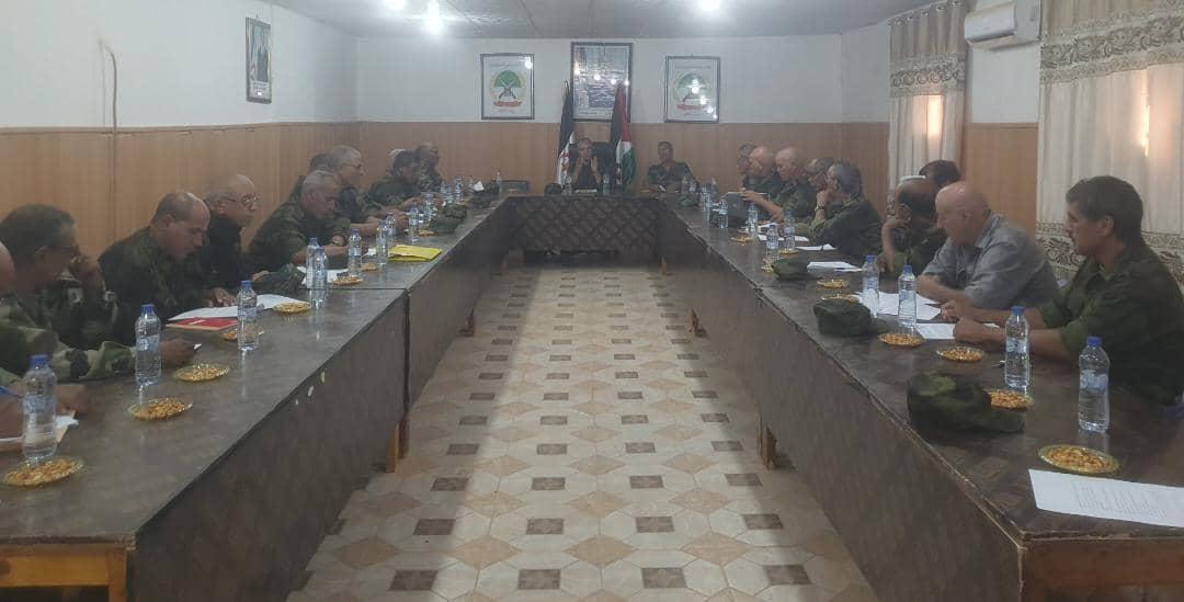 رئيس الأركان العامة للجيش يترأس اجتماعا لهيئة أركان جيش التحرير الشعبي الصحراوي رئيس الأركان العامة للجيش يترأس اجتماعا لهيئة أركان جيش التحرير الشعبي الصحراوي
