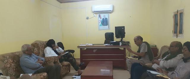 أمانة التنظيم السياسي تستقبل وفد من وزارة الأفراد و الوظيفة العمومية و ترقية الإدارة أمانة التنظيم السياسي تستقبل وفد من وزارة الأفراد و الوظيفة العمومية و ترقية الإدارة