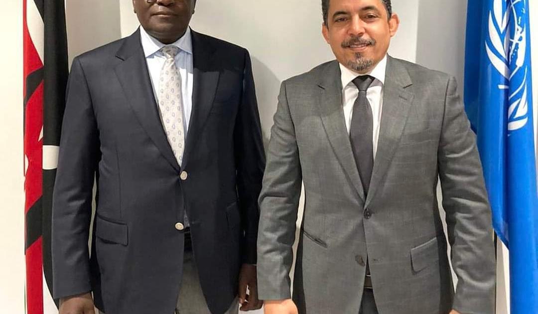 لدى استقباله من قبل الممثل الدائم لجمهورية كينيا لدى الأمم المتحدة بجنيف ممثل جبهة البوليساريو يثمن الموقف الكيني الداعم للقضية الصحراوية لدى استقباله من قبل الممثل الدائم لجمهورية كينيا لدى الأمم المتحدة بجنيف ممثل جبهة البوليساريو يثمن الموقف الكيني الداعم للقضية الصحراوية