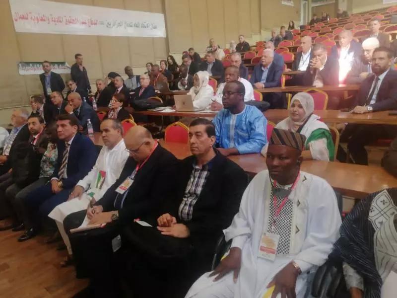 وفد عمالي صحراوي يشارك في مؤتمر المنظمة الإفريقية للمناجم والمعادن والطاقة بالجزائر