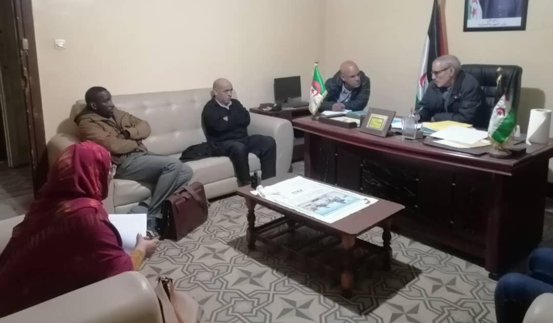 لجنة المعاينة البرلمانية في زيارة ميدانية الى دار المرضى الصحراويين بمدينة وهران
