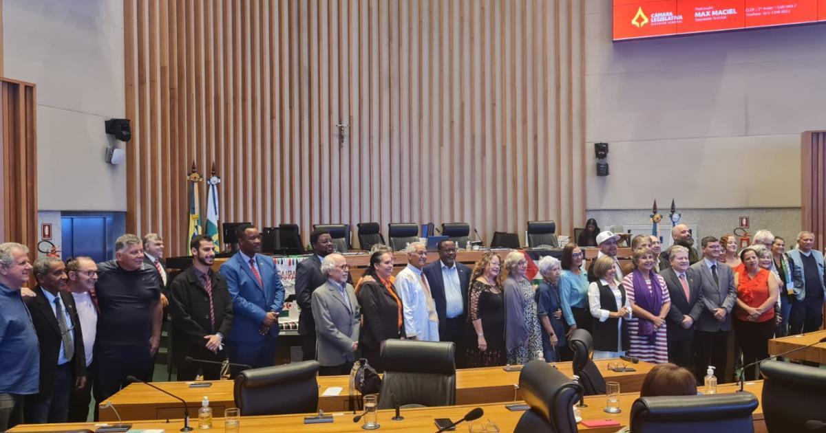 البرلمان الجهوي في برازيليا يحتضن فعاليات مخلدة للذكرى الـ 51 لتأسيس جبهة البوليساريو البرلمان الجهوي في برازيليا يحتضن فعاليات مخلدة للذكرى الـ 51 لتأسيس جبهة البوليساريو