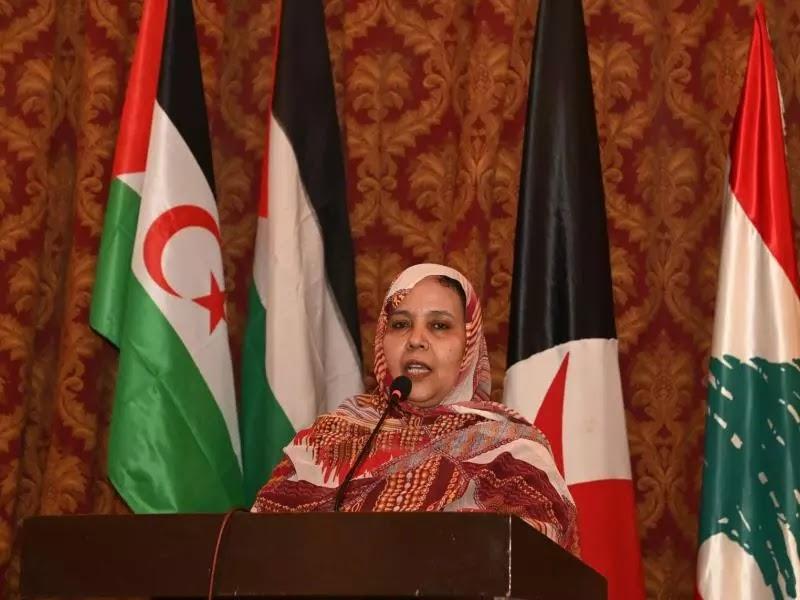 لبنان : الأمينة العامة للإتحاد الوطني للمرأة الصحراوية تستعرض ببيروت التجربة النضالية للمرأة الصحراوية لبنان : الأمينة العامة للإتحاد الوطني للمرأة الصحراوية تستعرض ببيروت التجربة النضالية للمرأة الصحراوية