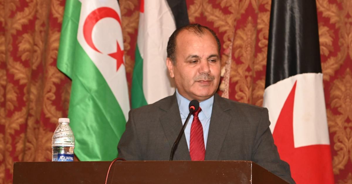 رئيس اللجنة العربية للتضامن مع الشعب الصحراوي يبرز أوجه التشابه بين السياسة القمعية الإسرائيلية والمغربية تجاه الشعبين الصحراوي والفلسطيني رئيس اللجنة العربية للتضامن مع الشعب الصحراوي يبرز أوجه التشابه بين السياسة القمعية الإسرائيلية والمغربية تجاه الشعبين الصحراوي والفلسطيني