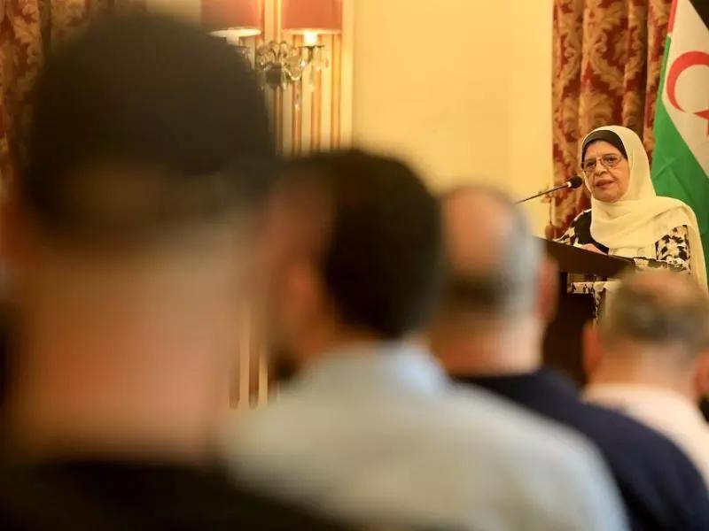 الكاتبة اللبنانية ليلى بديع تدعو إلى حشد الدعم لنصرة القضية الصحراوية العادلة الكاتبة اللبنانية ليلى بديع تدعو إلى حشد الدعم لنصرة القضية الصحراوية العادلة