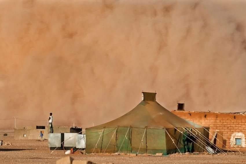 إخطار بتوقع هبوب رياح قوية مرفوقة بتطاير كثيف للرمال إخطار بتوقع هبوب رياح قوية مرفوقة بتطاير كثيف للرمال