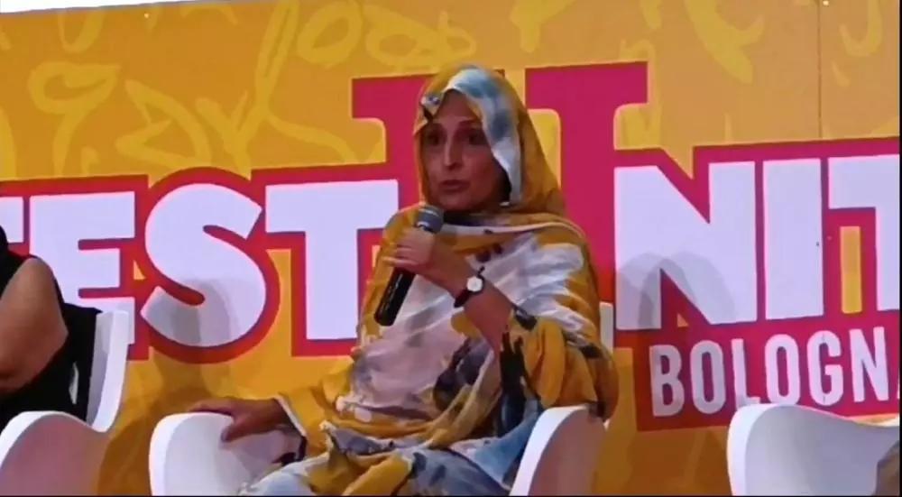 ممثلة جبهة البوليساريو بايطاليا تؤكد ضرورة احترام الشرعية الدولية لحل النزاعات خلال احتفالات الوحدة للحزب الديمقراطي الايطالي ممثلة جبهة البوليساريو بايطاليا تؤكد ضرورة احترام الشرعية الدولية لحل النزاعات خلال احتفالات الوحدة للحزب الديمقراطي الايطالي