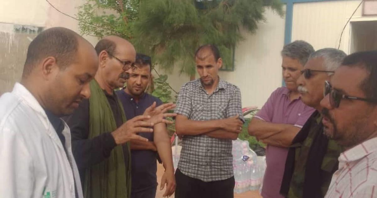 اللجنة الاجتماعية والمكتب الجهوي للمجلس الوطني في زيارة معاينة للمؤسسات الصحية بعد التساقطات المطرية والسيول الجارفة بولاية الداخلة اللجنة الاجتماعية والمكتب الجهوي للمجلس الوطني في زيارة معاينة للمؤسسات الصحية بعد التساقطات المطرية والسيول الجارفة بولاية الداخلة