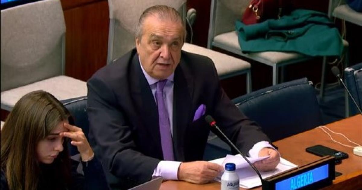 مندوب الجزائر الدائم لدى الأمم المتحدة يؤكد دعم الجزائر الثابت لجهود الأمم المتحدة لاستكمال إنهاء الاستعمار في الصحراء الغربية مندوب الجزائر الدائم لدى الأمم المتحدة يؤكد دعم الجزائر الثابت لجهود الأمم المتحدة لاستكمال إنهاء الاستعمار في الصحراء الغربية
