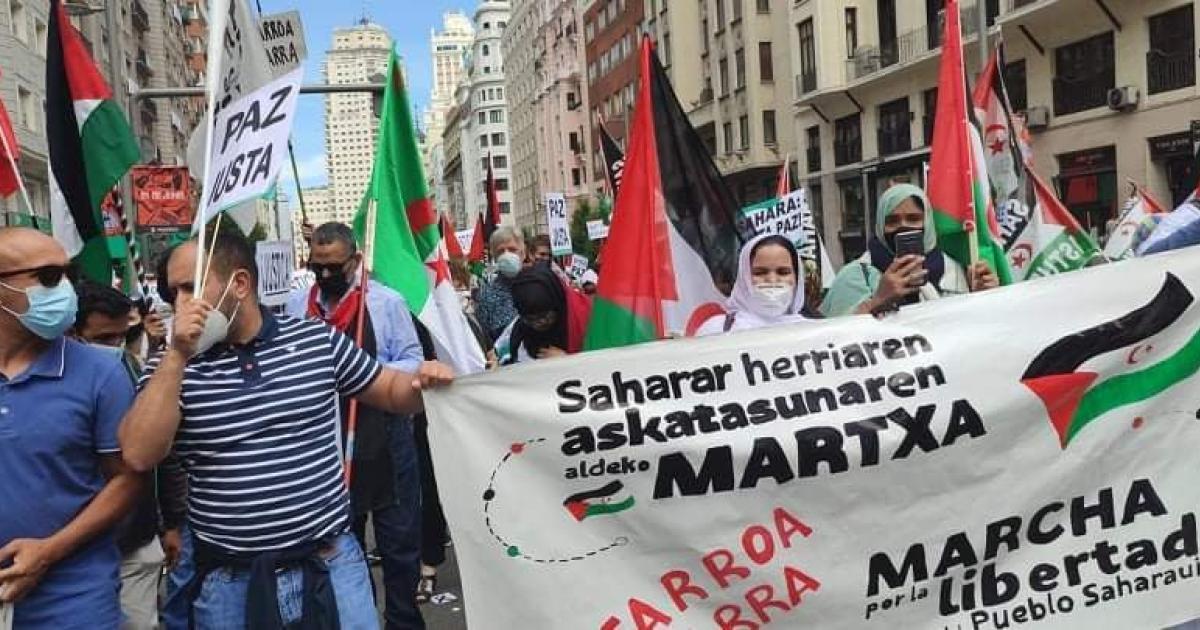 إسبانيا : تنسيقية جمعيات التضامن تدعو إلى التظاهر يوم السبت بمدريد للمطالبة بتقرير مصير الشعب الصحراوي إسبانيا : تنسيقية جمعيات التضامن تدعو إلى التظاهر يوم السبت بمدريد للمطالبة بتقرير مصير الشعب الصحراوي