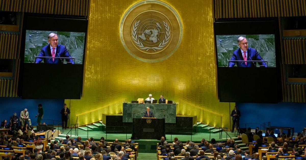 الجمعية العامة للأمم المتحدة تتبنى قراراً يؤكد من جديد الإطار القانوني لقضية الصحراء الغربية كقضية تصفية استعمار الجمعية العامة للأمم المتحدة تتبنى قراراً يؤكد من جديد الإطار القانوني لقضية الصحراء الغربية كقضية تصفية استعمار