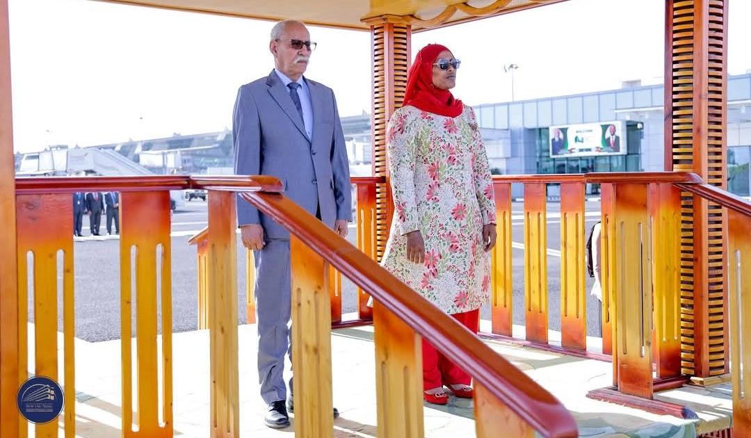 بالصور ... استقبال رئيس الجمهورية الصحراوية بأديس ابابا للمشاركة في القمة الثامنة والثلاثين لرؤساء دول وحكومات الإتحاد الإفريقي بالصور ... استقبال رئيس الجمهورية الصحراوية بأديس ابابا للمشاركة في القمة الثامنة والثلاثين لرؤساء دول وحكومات الإتحاد الإفريقي