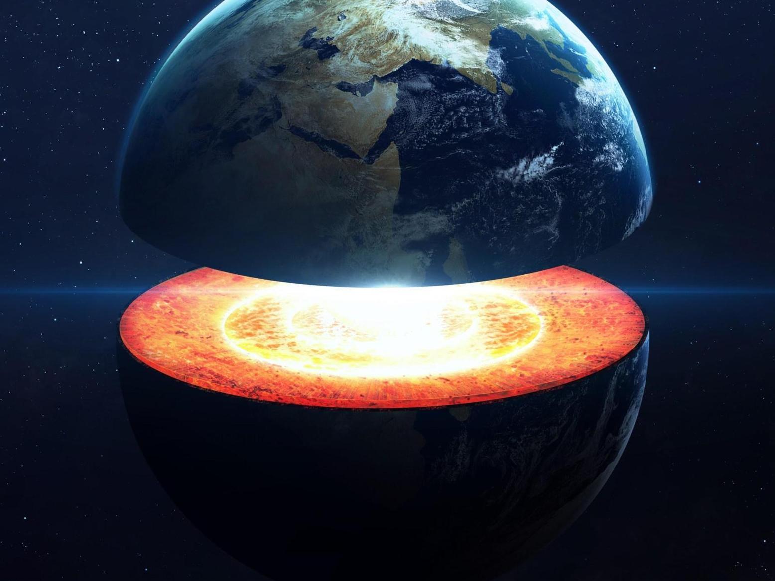 النواة الداخلية للأرض أقل صلابة مما كان يعتقد سابقا النواة الداخلية للأرض أقل صلابة مما كان يعتقد سابقا