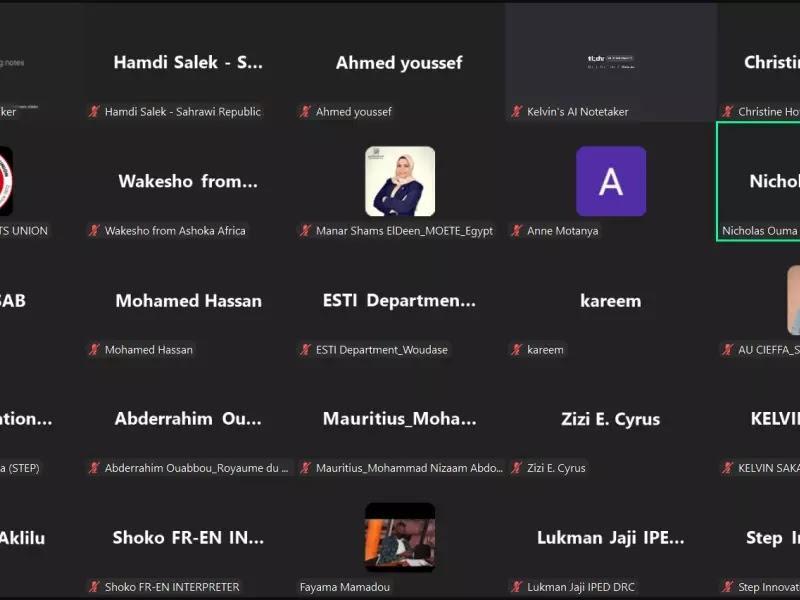 الجمهورية الصحراوية تشارك في الجلسة التشاورية حول الإطار المقترح للرصد والتقييم لاستراتيجية التعليم والتدريب الفني والمهني القارية الجمهورية الصحراوية تشارك في الجلسة التشاورية حول الإطار المقترح للرصد والتقييم لاستراتيجية التعليم والتدريب الفني والمهني القارية