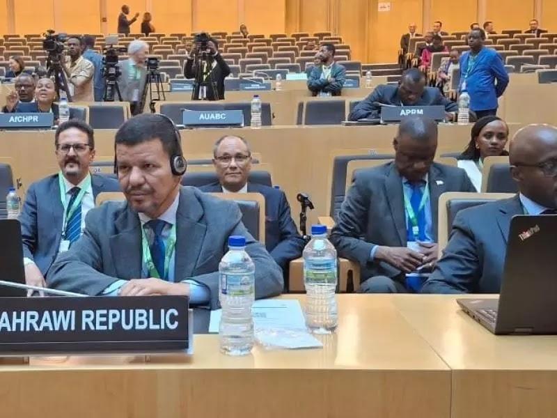 وزير الخارجية والشؤون الافريقية بترأس الوفد الصحراوي المشارك في الدورة الاستثنائية للمجلس التنفيذي للاتحاد الإفريقي وزير الخارجية والشؤون الافريقية بترأس الوفد الصحراوي المشارك في الدورة الاستثنائية للمجلس التنفيذي للاتحاد الإفريقي