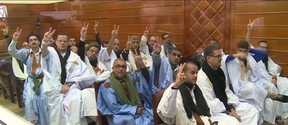 تجمع حقوقي يستنكر استمرار قوة الاحتلال المغربي في اعتقال ومحاكمة السجناء السياسيين الصحراويين بسبب الرأي تجمع حقوقي يستنكر استمرار قوة الاحتلال المغربي في اعتقال ومحاكمة السجناء السياسيين الصحراويين بسبب الرأي
