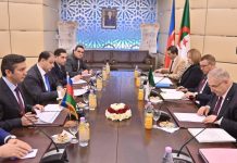 تبادل وجهات النظر بين الجزائر وأذربيجان حول الشرق الأوسط والصحراء الغربية ومنطقة الساحل تبادل وجهات النظر بين الجزائر وأذربيجان حول الشرق الأوسط والصحراء الغربية ومنطقة الساحل