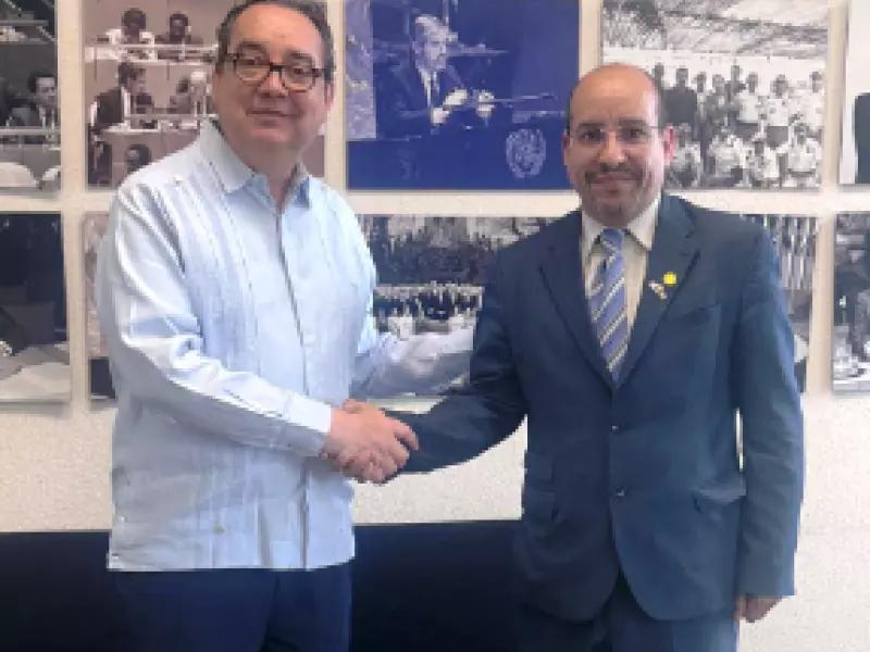 السفير الصحراوي في المكسيك يستقبل بوزارة الخارجية المكسيكية لمناقشة وضعية حقوق الإنسان بالصحراء الغربية السفير الصحراوي في المكسيك يستقبل بوزارة الخارجية المكسيكية لمناقشة وضعية حقوق الإنسان بالصحراء الغربية