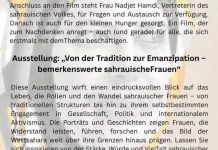 ألمانيا: فعاليات ثقافية وسياسية للتعريف بالقضية الصحراوية ألمانيا: فعاليات ثقافية وسياسية للتعريف بالقضية الصحراوية