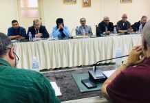 استقبال رئيس المعهد الجزائري لوفد صحراوي استقبال رئيس المعهد الجزائري لوفد صحراوي