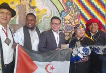 وفد صحراوي يشارك في الجمعية العالمية للأمم الأصلية وفد صحراوي يشارك في الجمعية العالمية للأمم الأصلية