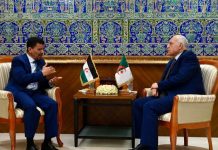 وزير الخارجية والشؤون الأفريقية يستقبل من طرف نظيره الجزائري وزير الخارجية والشؤون الأفريقية يستقبل من طرف نظيره الجزائري