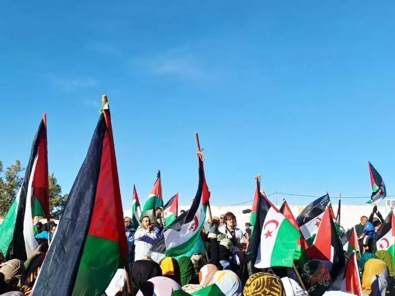 الشعب الصحراوي متمسك بحق تقرير المصير والاستقلال الشعب الصحراوي متمسك بحق تقرير المصير والاستقلال