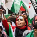 احتجاج صحراويين ضد معهد إسباني يروج للاستعمار احتجاج صحراويين ضد معهد إسباني يروج للاستعمار