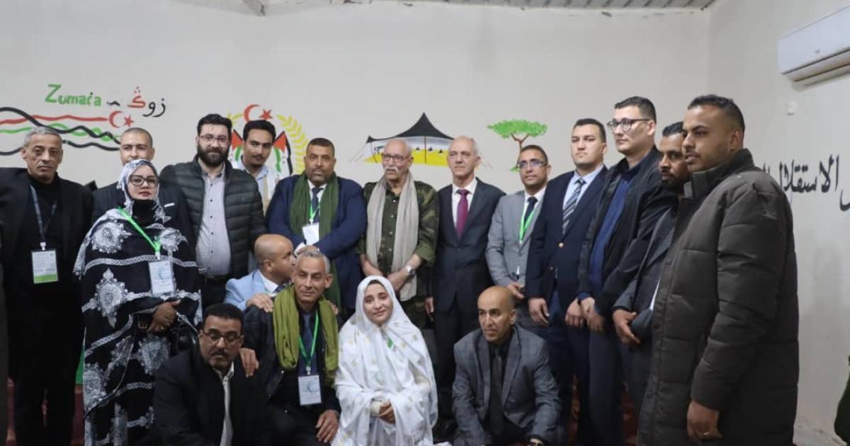 غالي يستقبل الوفود في مؤتمر شبيبة الساقية الحمراء غالي يستقبل الوفود في مؤتمر شبيبة الساقية الحمراء