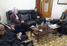 استقبال السفير الصحراوي لرئيسة منتدى الحقوقيين استقبال السفير الصحراوي لرئيسة منتدى الحقوقيين