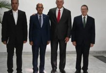 السفير إبراهيم محمود يقدم أوراق اعتماده لكوبا السفير إبراهيم محمود يقدم أوراق اعتماده لكوبا