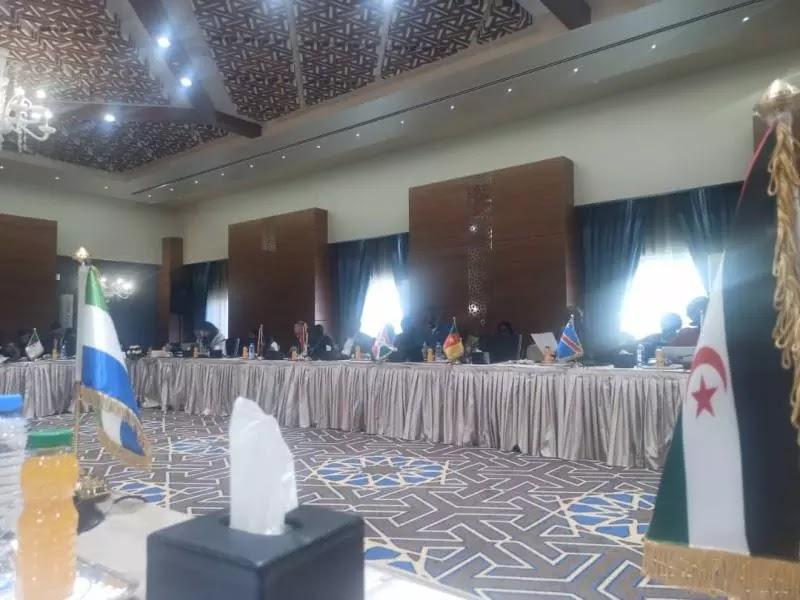 الجمهورية الصحراوية في المؤتمر الإفريقي بالجزائر الجمهورية الصحراوية في المؤتمر الإفريقي بالجزائر