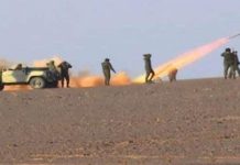 الجيش الصحراوي يستهدف تخندقات العدو بفدرة الجيش الصحراوي يستهدف تخندقات العدو بفدرة