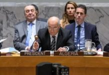 “الجزائر تدافع عن حق الصحراويين في مجلس الأمن” "الجزائر تدافع عن حق الصحراويين في مجلس الأمن"