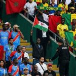 علم الجمهورية الصحراوية يرفع في مباراة بالمغرب علم الجمهورية الصحراوية يرفع في مباراة بالمغرب