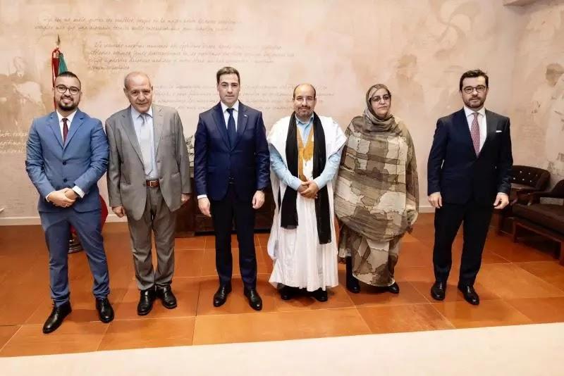 استقبال ممثل البوليساريو من قبل رئيس حكومة الباسك استقبال ممثل البوليساريو من قبل رئيس حكومة الباسك