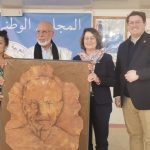 تكريم رئيس المجلس الوطني للوفد الألماني بهدايا تكريم رئيس المجلس الوطني للوفد الألماني بهدايا