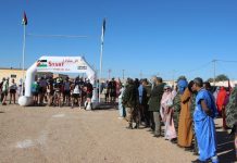 انطلاق “صحراء ماراتون” بمشاركة 200 عداء من 16 دولة انطلاق "صحراء ماراتون" بمشاركة 200 عداء من 16 دولة